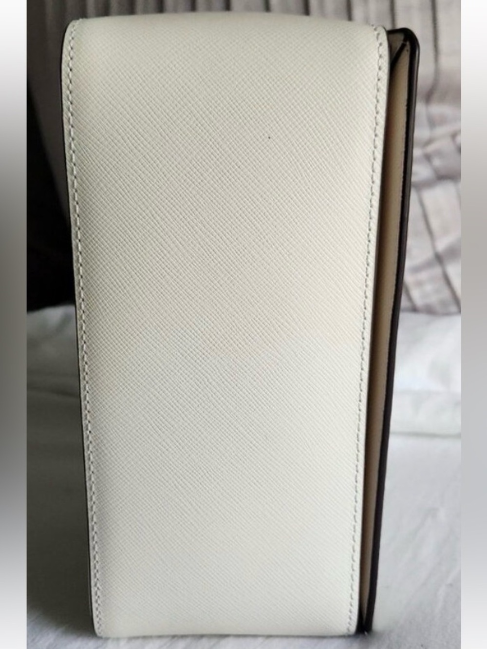 Kate Spade Reegan Cream Saffiano Leather Top handle Crossbody Tote - NWT - Picture 5 of 12